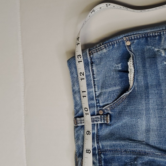 Rewash Brand LA Denim Distress Shorts Size Junior 5 - Picture 9 of 11